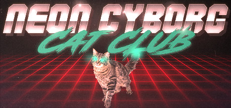 Neon Cyborg Cat Club