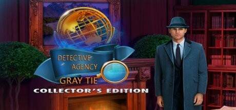 Detective Agency Gray Tie