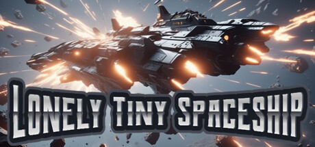 Lonely tiny spaceship